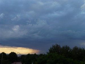 Rain Storm over Lake Champlain